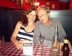 Pattie and Harlan at Frankie's in Lenox.JPG